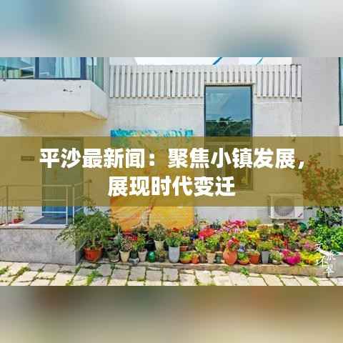 平沙最新闻：聚焦小镇发展，展现时代变迁