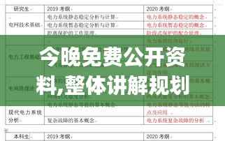 今晚免费公开资料,整体讲解规划_专业款10.669