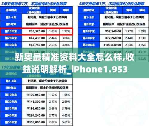 新奥最精准资料大全怎么样,收益说明解析_iPhone1.953