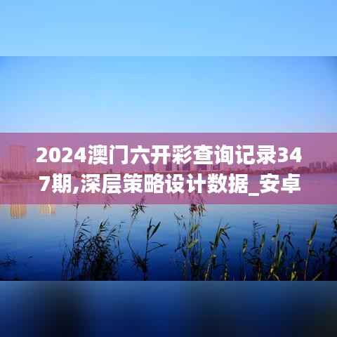 2024澳门六开彩查询记录347期,深层策略设计数据_安卓版3.732