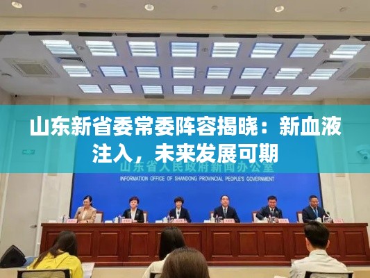 山东新省委常委阵容揭晓:新血液注入,未来发展可期