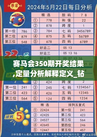 赛马会350期开奖结果,定量分析解释定义_钻石版3.893