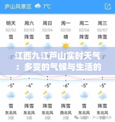 江西九江芦山实时天气：多变的气候与生活的协奏曲