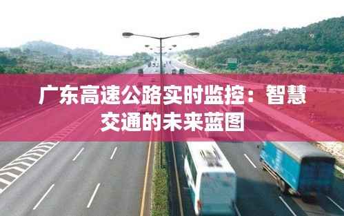 广东高速公路实时监控:智慧交通的未来蓝图